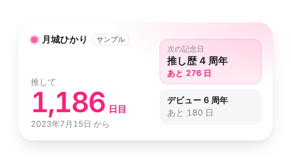 ウィジェットのサムネイル