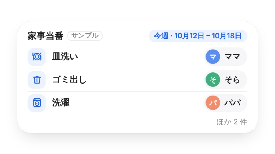 ウィジェットのカバー画像
