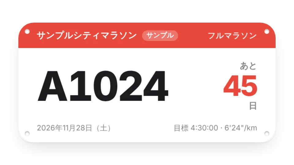 ウィジェットのサムネイル