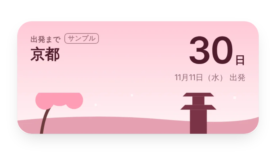 ウィジェットのサムネイル